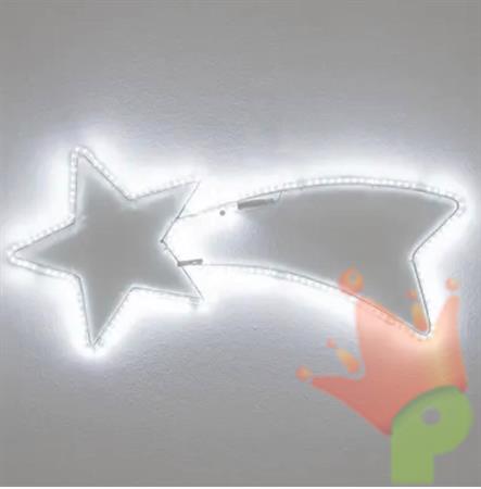 STELLA COMETA 100CM 3MT SMD STRIP LED 288 LED BIANCO FLASHLED