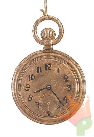 DECORAZIONE PENDENTE OROLOGIO 13CM