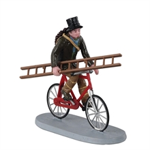 SPAZZACAMINO SU BICICLETTA
