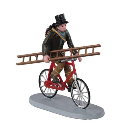 SPAZZACAMINO SU BICICLETTA