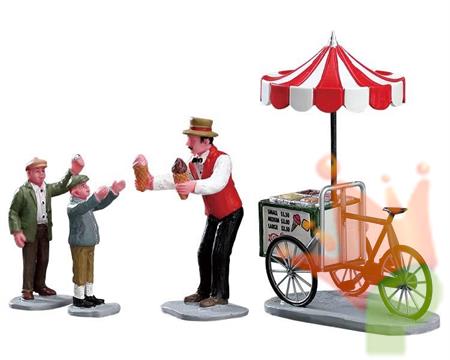CARELLO DEL GELATO CON PERSONAGGI 4PZ