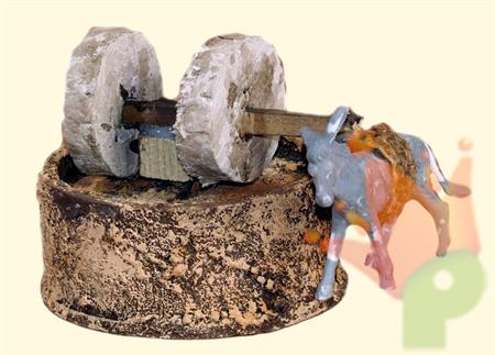 MACINA CON ASINO A MOVIMENTO 12CM