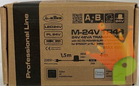 TRASFORMATORE 230V 24V MAX 1200 LED IP44