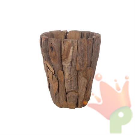 VASO IN LEGNO D.50X60CM