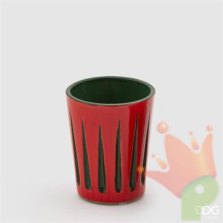 VASO FREAKY BICOLOR H. 12 CM D. 10 CM