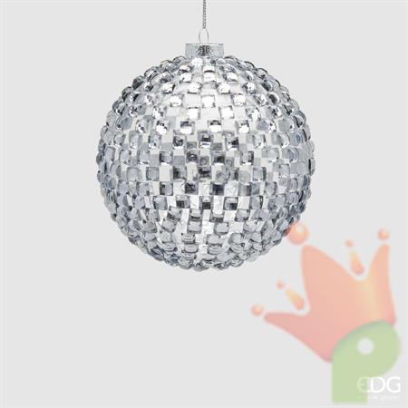 PALLINA DI NATALE GEMME ARGENTO 12 CM -EDG- ENZO DE GASPERI