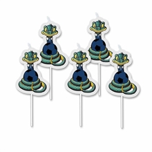 CANDELINA PICKS SIBILO NERAZZURRO 8CM 5PZ