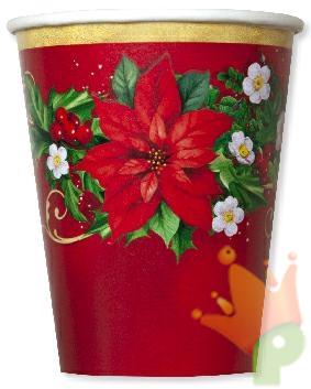 BICCHIERI 250 CC WARM CHRISTMAS 8 PZ