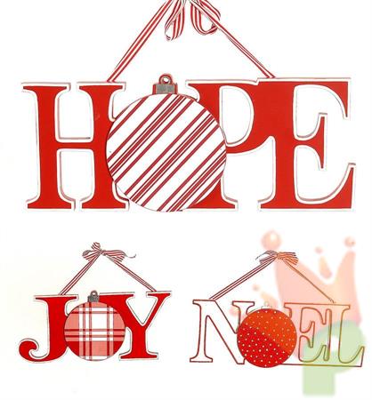 SCRITTA DA APPENDERE 37 CM HOPE/JOY/NOEL