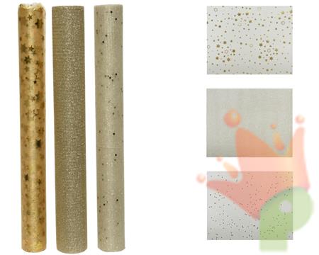 ROTOLO RUNNER 35X200 CM CHAMAPGNE/ORO
