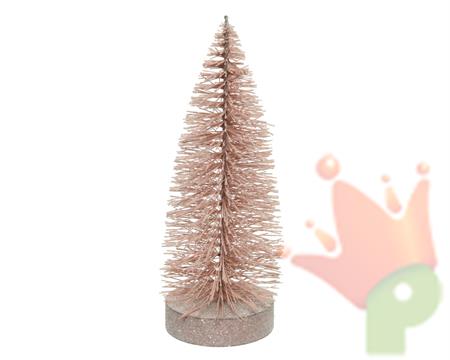 MINI ALBERO 20 CM ROSA GLITTER
