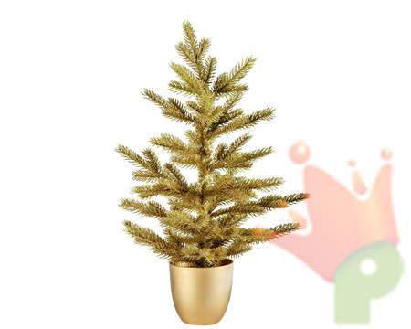 MINI ALBERO 60 CM TIFFANY ORO GLITTER