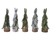 MINI ALBERO 20 CM VERDE/INNEVATO