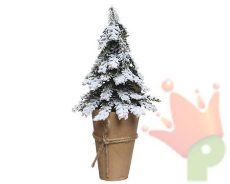 MINI ALBERO INNEVATO IN VASO