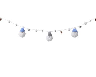 GHIRLANDA DECORATIVACON PUPAZI DI NEVE