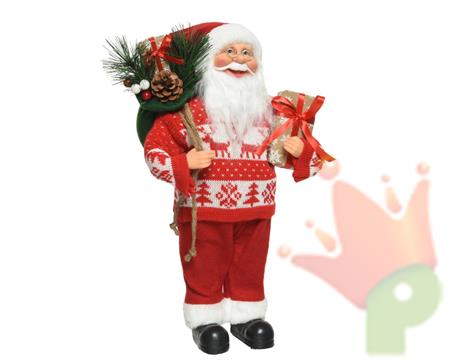 BABBO NATALE 45 CM CON REGALI