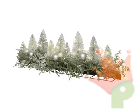 CENTROTAVOLA CON ALBERI E FOGLIE MICROLED