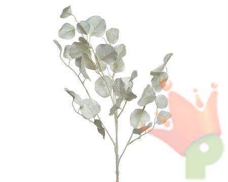 RAMO EUCALIPTO BIANCO VELLUTATO 86 CM
