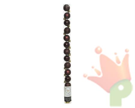 PALLINE DI NATALE REDWOOD 3 CM CONFEZIONE 14 PZ