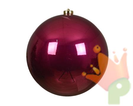 PALLINA DI NATALE BORDEAUX 20 CM