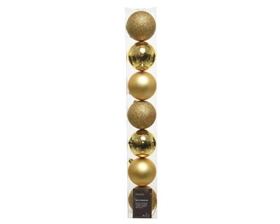 PALLINE DI NATALE ASSORTITE 8 CM CONFEZIONE 7 PZ