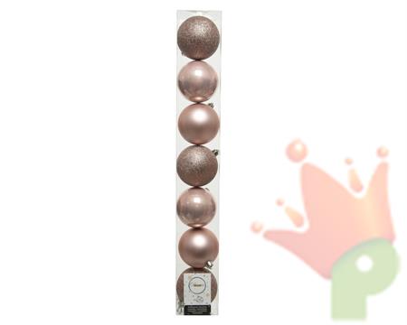 PALLINA 8 CM ROSA GOLD 14 PZ