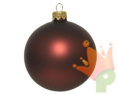 PALLINE DI NATALE REDWOOD OPACO 6 CM CONFEZIONE 6 PZ