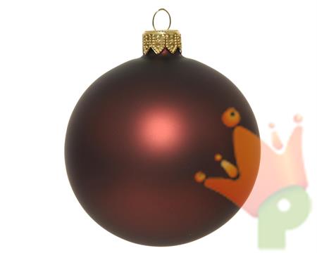 PALLINE DI NATALE REDWOOD OPACO 10 CM CONFEZIONE 4 PZ