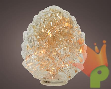 PIGNA 17X19 CM CON LED BIANCO CALDO