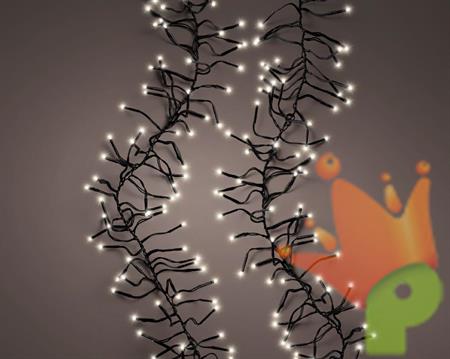 LUCI DI NATALE CLUSTER 3000 LED BIANCO CALDO
