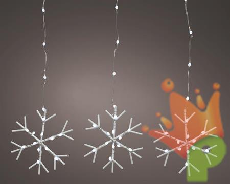 LUCI DI NATALE A FIOCCHI 459 LED BIANCO FREDDO