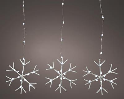 LUCI DI NATALE A FIOCCHI 459 LED BIANCO FREDDO