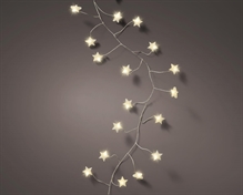 CATENA LUCI CLUSTER 120 LED 3 MT BIANCO CALDO