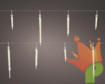 LUCI DI NATALE A GHIACCIOLO BIANCO CALDO