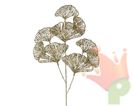RAMO CON FOGLIE ORO 2X25X70 CM