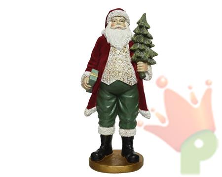 BABBO NATALE IN POLIRESINA 11X15,5X32,5 CM