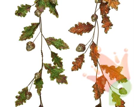 GHIRLANDA DI FOGLIE DI QUERCIA 20X130 CM