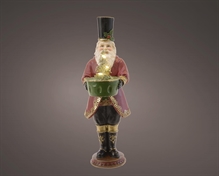 BABBO NATALE CON LUCE 8X10,5X24,5 CM 3 LED A BATTERIA