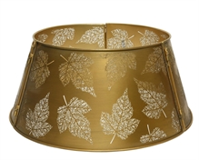 COPRIPIEDE ALBERO IN FERRO 25,5X61 CM ORO DECORATO