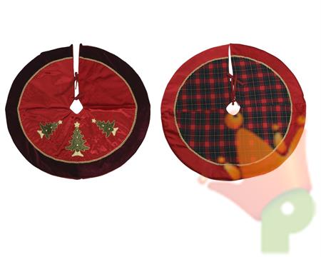 COPRIBASE PER ALBERO 90 CM ROSSO DECORATO