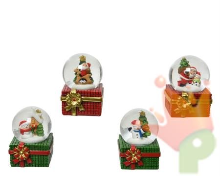 PALLA INNEVATA 4,9X5,1X6,5 CM VARIANTE IN 4 MODELLI