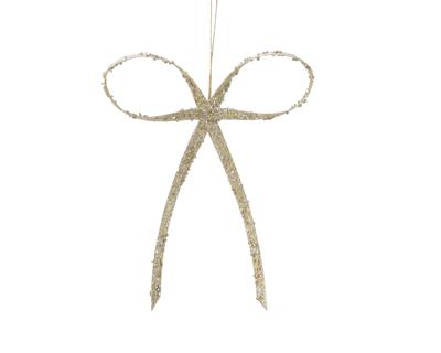 FIOCCO IN PLASTICA 12X16 CM ORO GLITTER