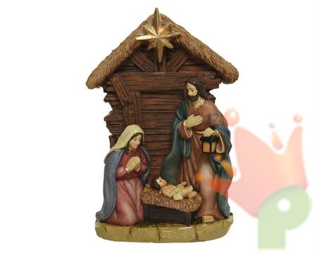 NATIVITA' 13,5X6,7X20 CM IN POLIRESINA
