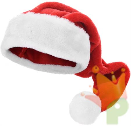 CAPPELLO BABBO NATALE PELUCHE 70 CM