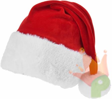 CAPPELLO BABBO NATALE PELUCHE 50 CM