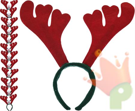 CERCHIETTO RENNA NATALE 30 CM