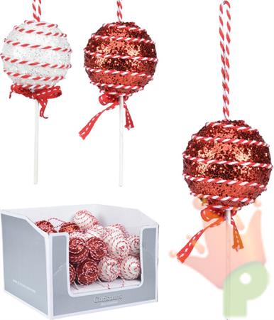 PALLINA DI NATALE LOLLY POP 6 CM