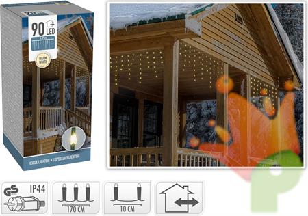 TENDA 90 LED ICICLE BIANCO CALDO