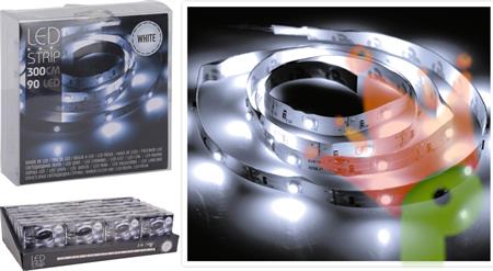 STRINGA 90 LED BIANC0 FREDDO 3 MT