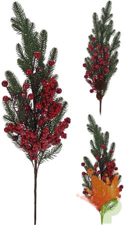 RAMO CON BACCHE ROSSE 60 CM